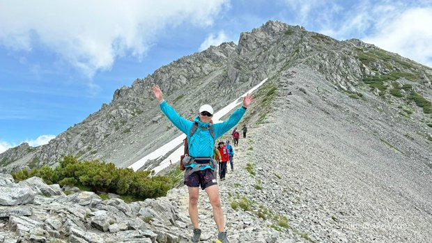 立山登山道の稜線