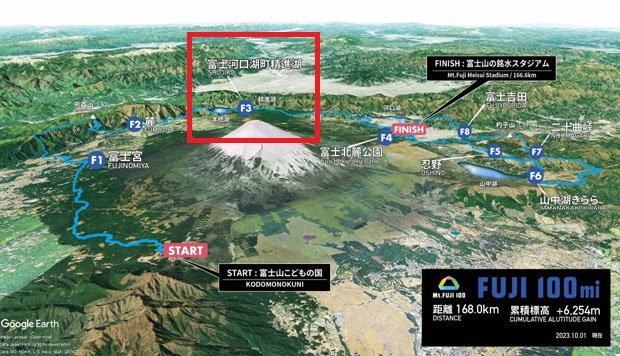 Mt.FUJI100 F3富士河口湖精進湖エイド