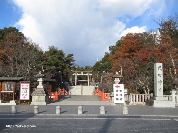 2024年末　武田神社参拝