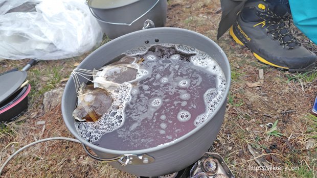 食後は甘いレモンティー
