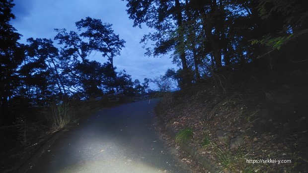 甲府 湯村山 八王子山 ユムラン夜間練習