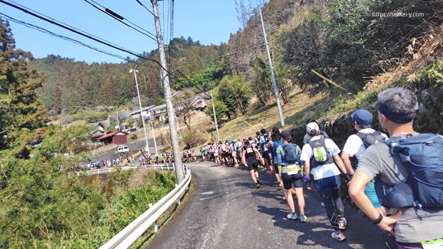 ハセツネ30k　大渋滞