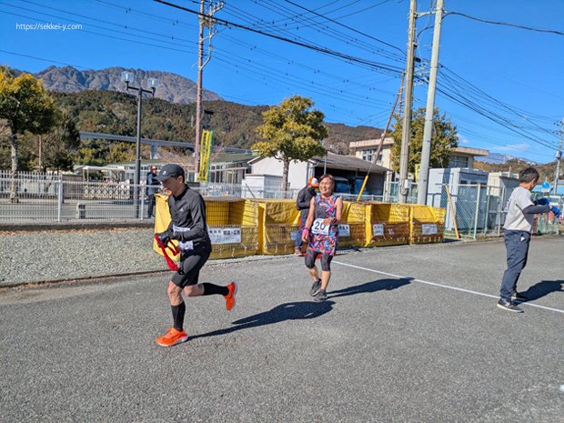 南部駅伝　4区のスタート