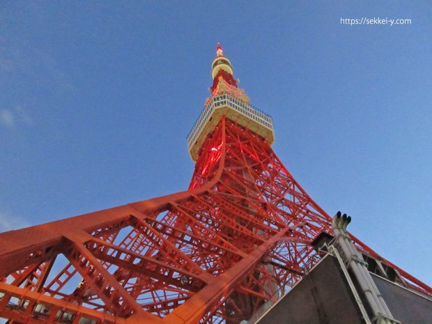 赤白の東京タワー