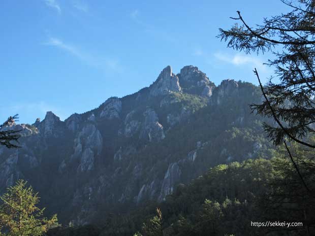 山梨百名山　日本百名山　瑞牆山