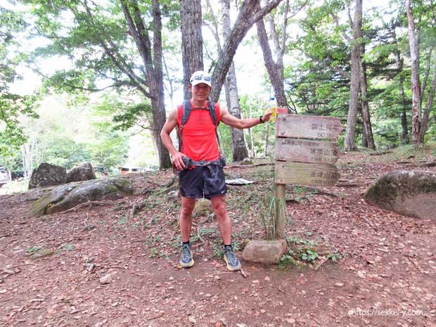 ゴール　瑞牆山のスタートに帰る