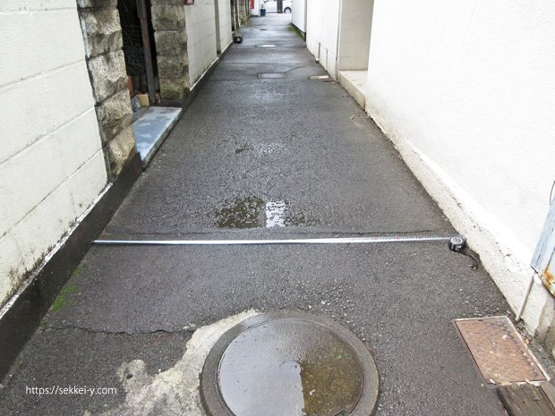 1.8m以下の道