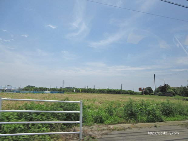 栃木県栃木市　関東平野の北部
