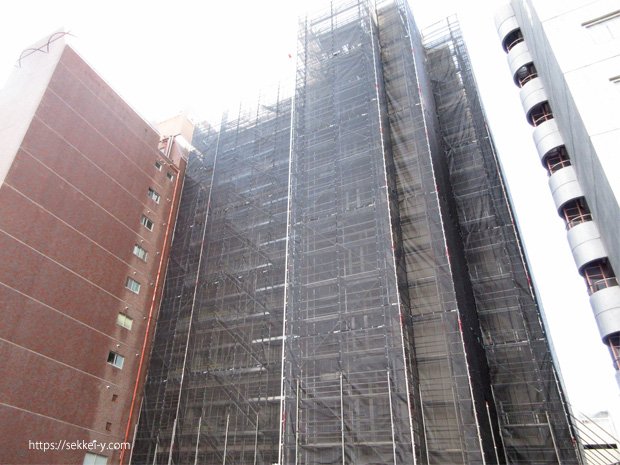 山梨県甲府市高層マンション 外壁タイル