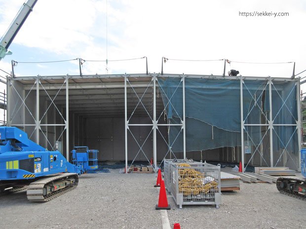 身延町 自家用倉庫 建て方