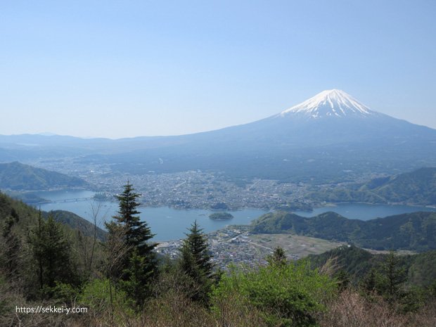 FUJIYAMAツインテラスから見た富士山