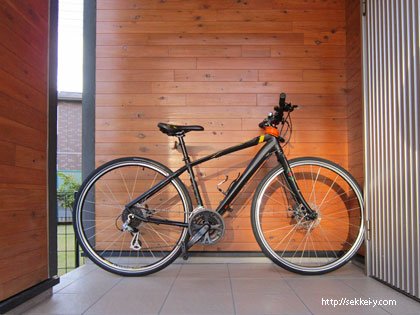 移動に使う自転車