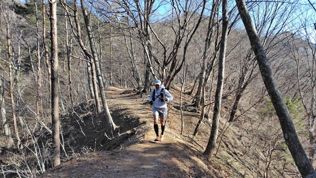 美しい御嶽古道を気持ちよく走る