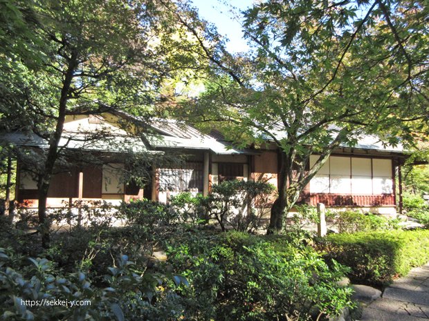 根津美術館　庭園の茶室