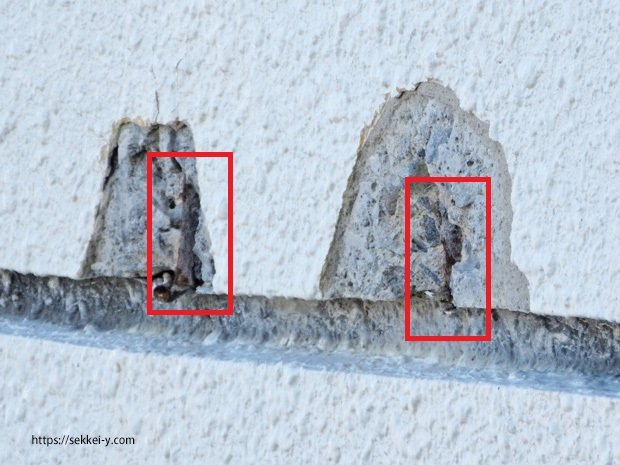 鉄筋コンクリート造　鉄筋の爆裂