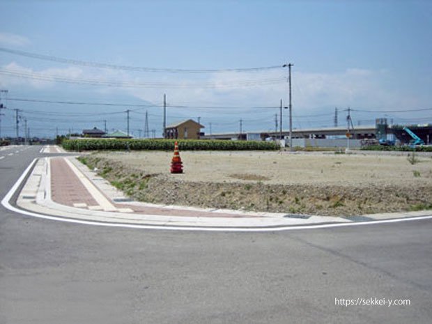 敷地選びも大切に