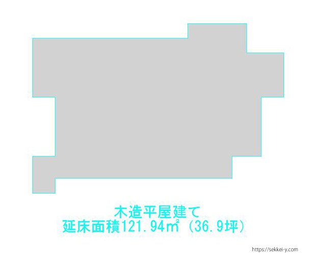 サザエさんの自宅 床面積