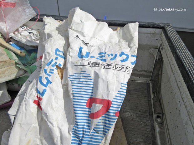 基礎巾木　既調合モルタル