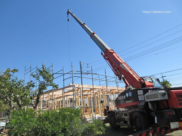 南アルプス市 木造住宅 平屋建て 建て方