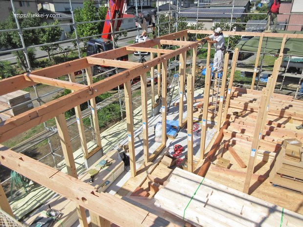 南アルプス市 木造住宅 平屋建て 建て方