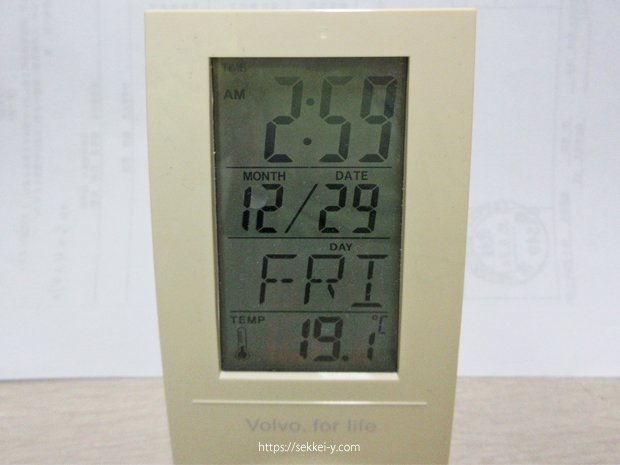 12月29日室温19.1℃