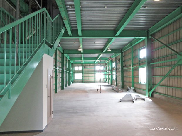 教会から倉庫　用途変更確認申請