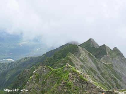 西穂高山頂