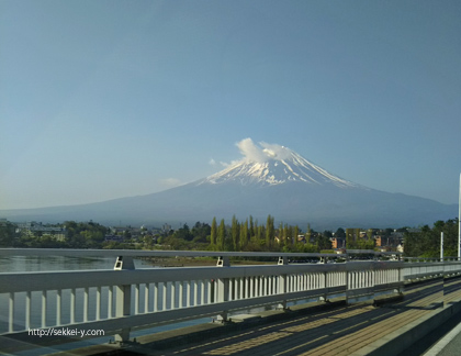 河口湖からの富士山