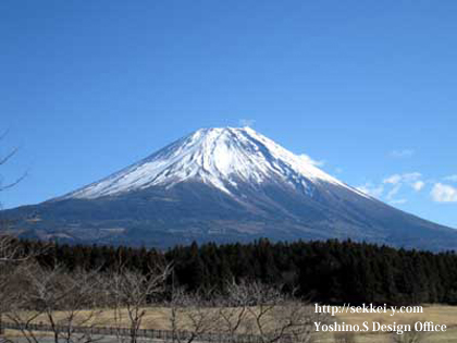 朝霧高原からの富士山