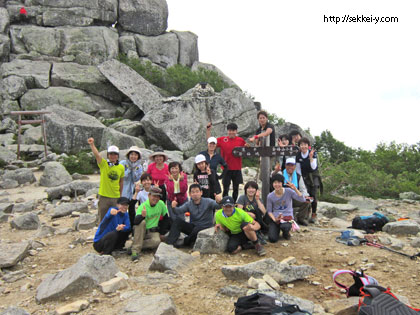 金峰山　山頂パスタ会　参加者