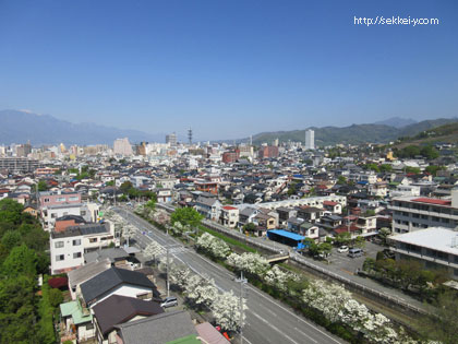 甲府市内新規道路2