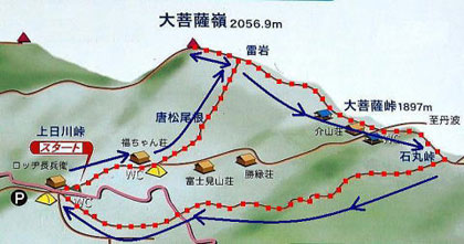 登山ルート案内