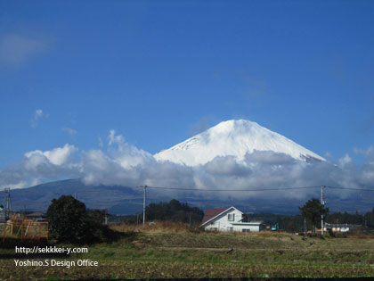 静岡県御殿場市から見た富士山