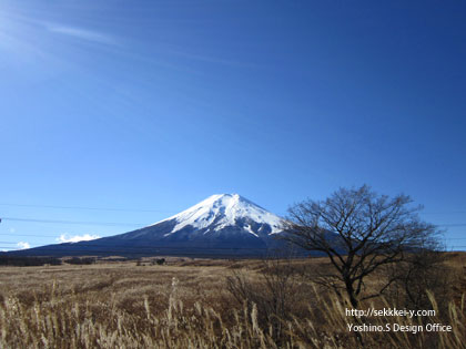 東富士五湖道路から見た富士山