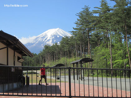 富士北麓公園から見る富士山