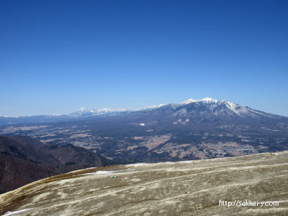 日向山山頂より見る八ヶ岳