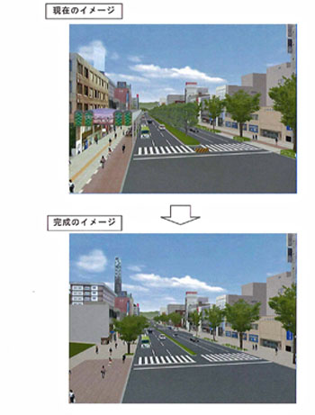 平和通りの再整備　実施計画