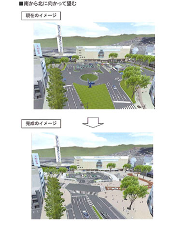 甲府駅南口駅前広場再整備　実施計画