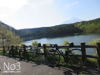 富士山と精進湖