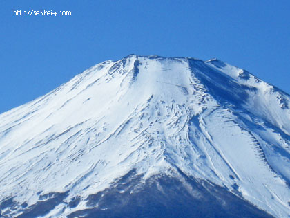 真冬の富士山頂