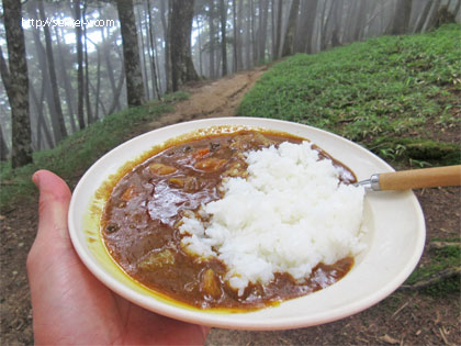 山のカレー