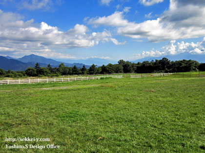 山梨県北杜市　清里高原