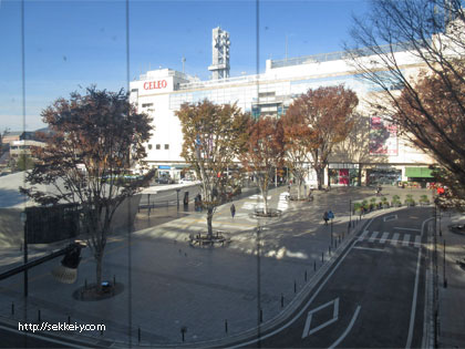 甲府駅前歯科から見た甲府駅