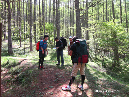 櫛形山山頂パスタ会　