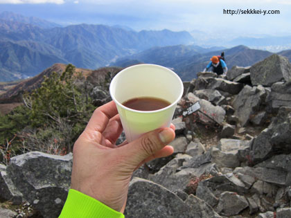 登山に嬉しい甘い紅茶