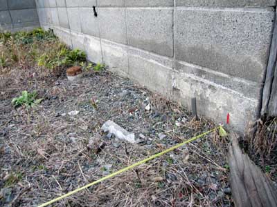 境界ポイントの確認