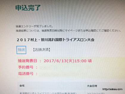 笹川流れ国際トライアスロン大会