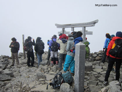 乗鞍岳　剣ヶ峰頂上