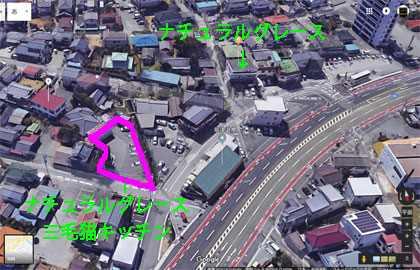 ナチュラルグレース三毛猫キッチン案内図