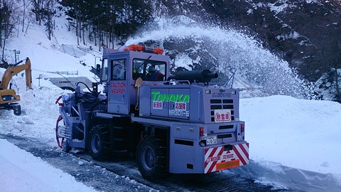 峡南建設事務所管内の除雪状況